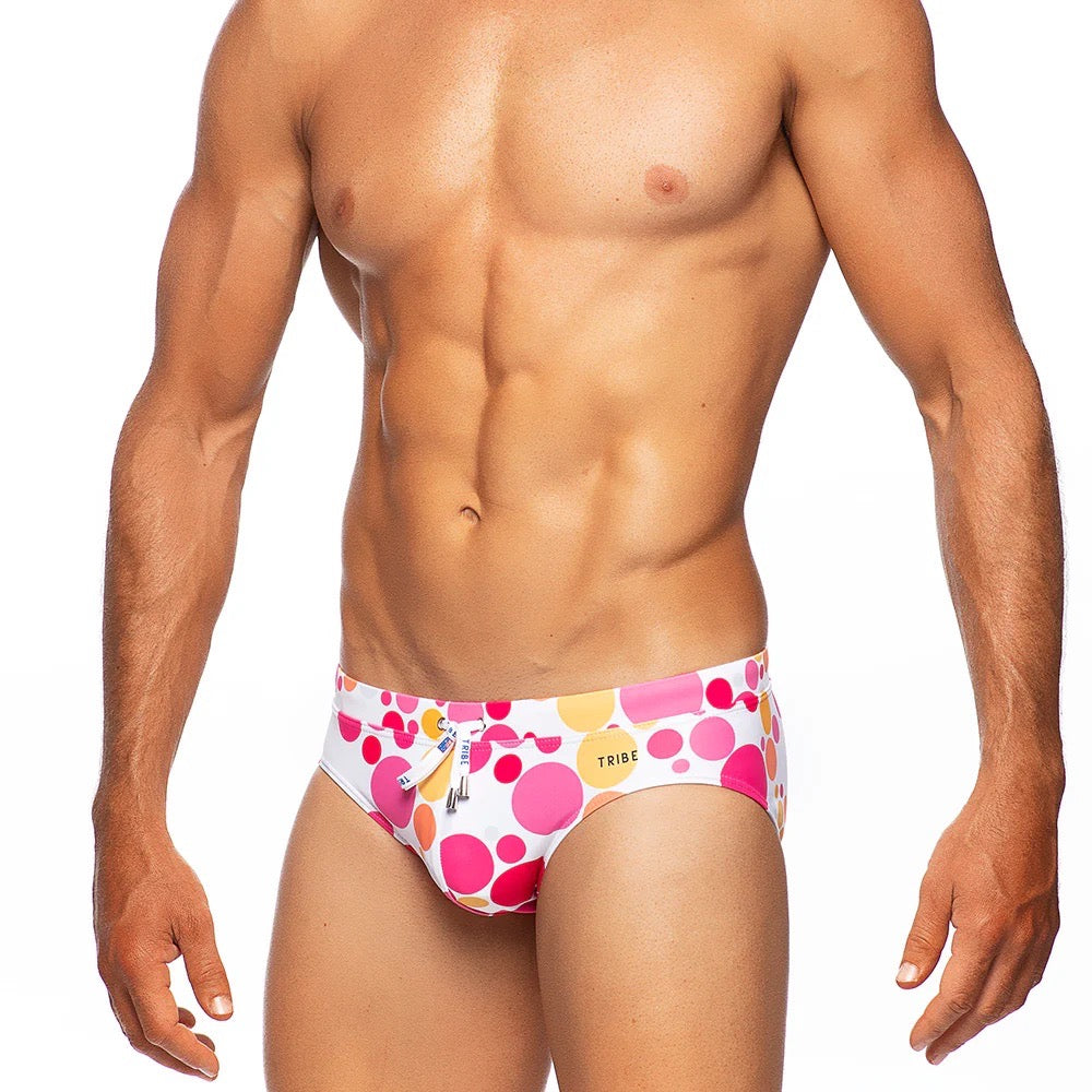 Pink Bubbles Swim Brief S (30-31)