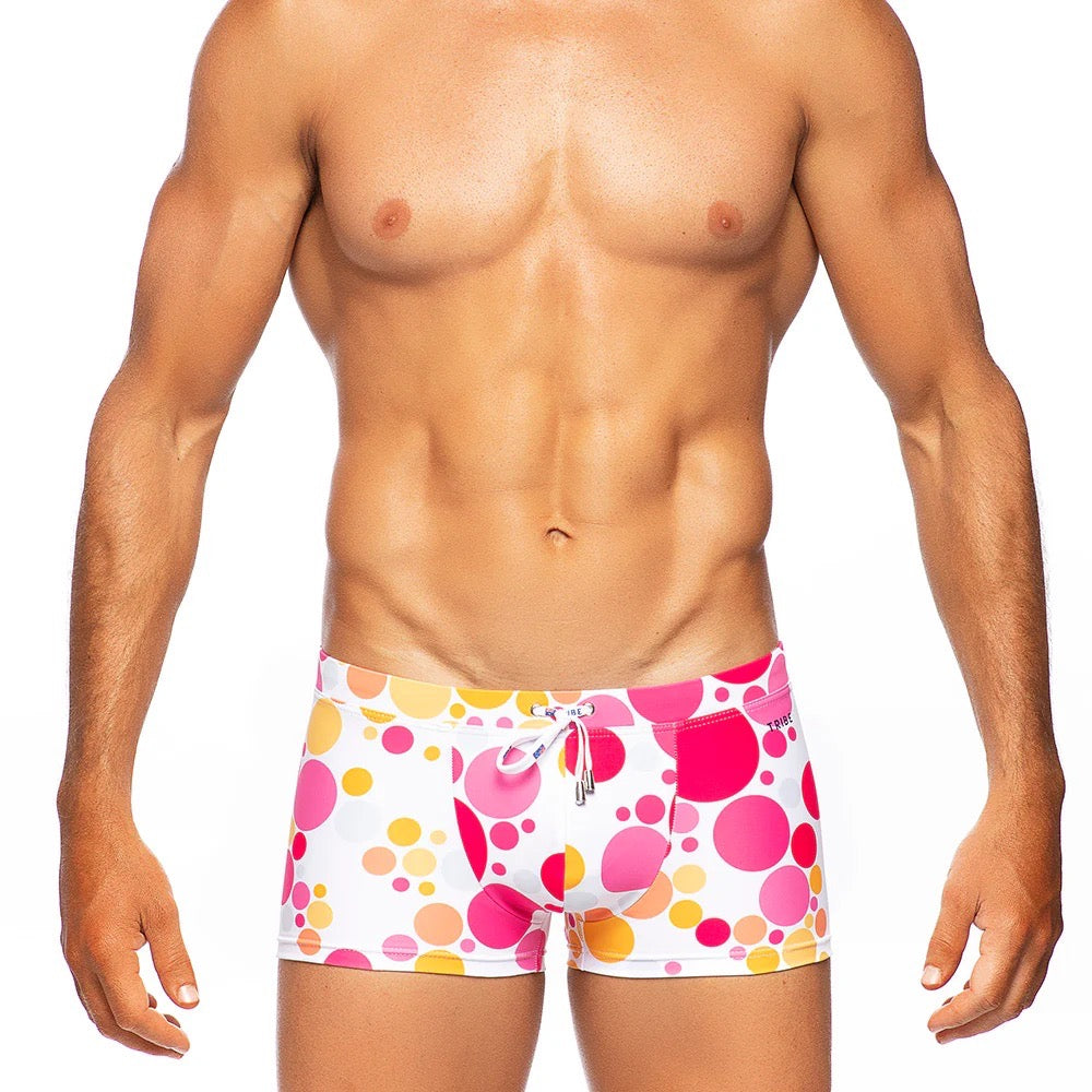 Pink Bubbles Swim Trunk Small (30-31)- Final Sale