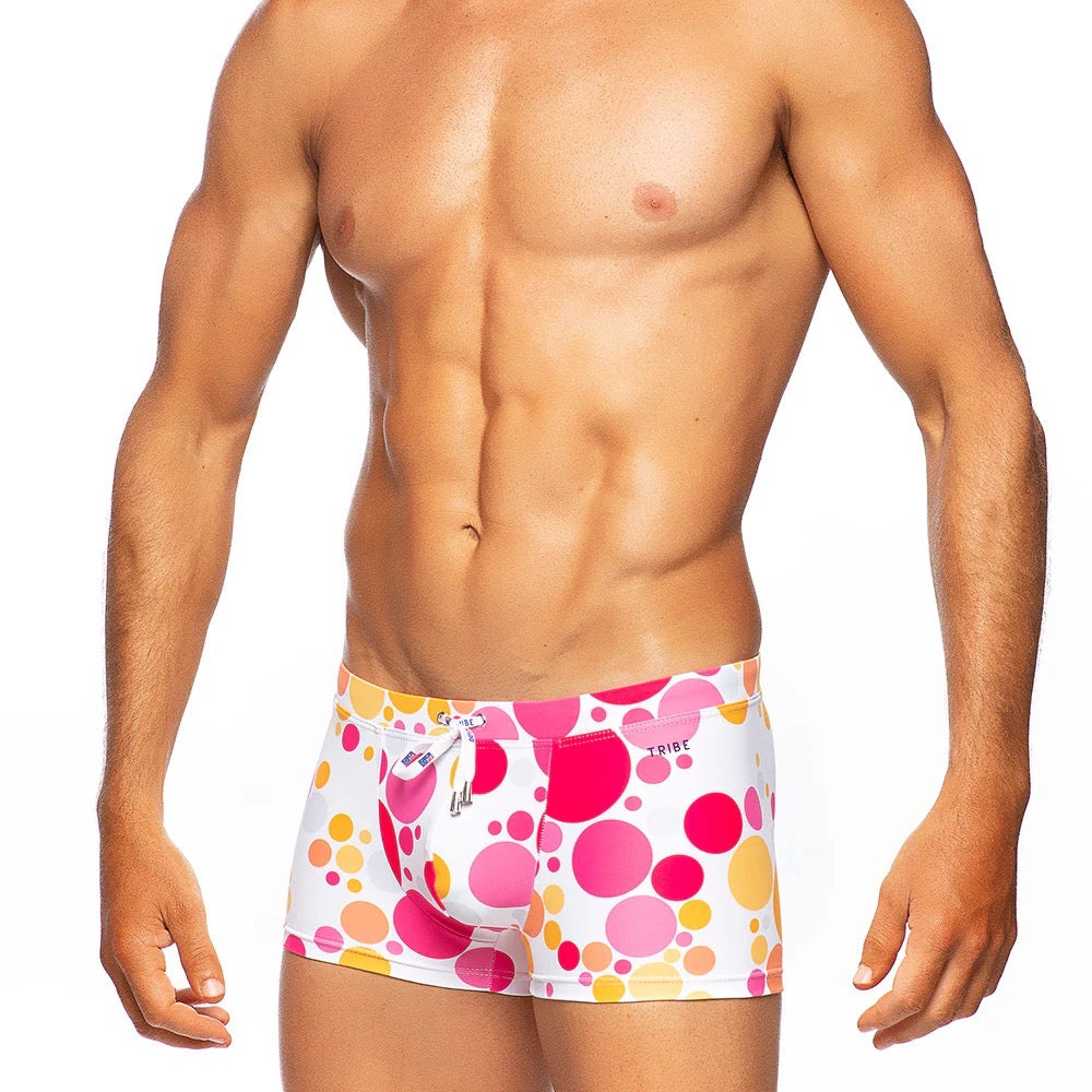 Pink Bubbles Swim Trunk Small (30-31)- Final Sale