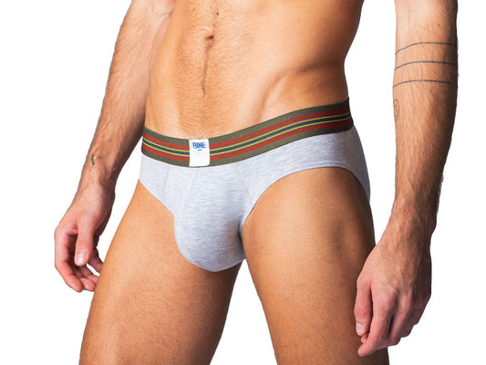 Heather Grey Active Brief