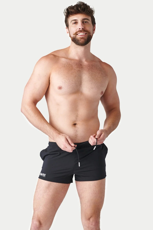 Black Splash Swim Short