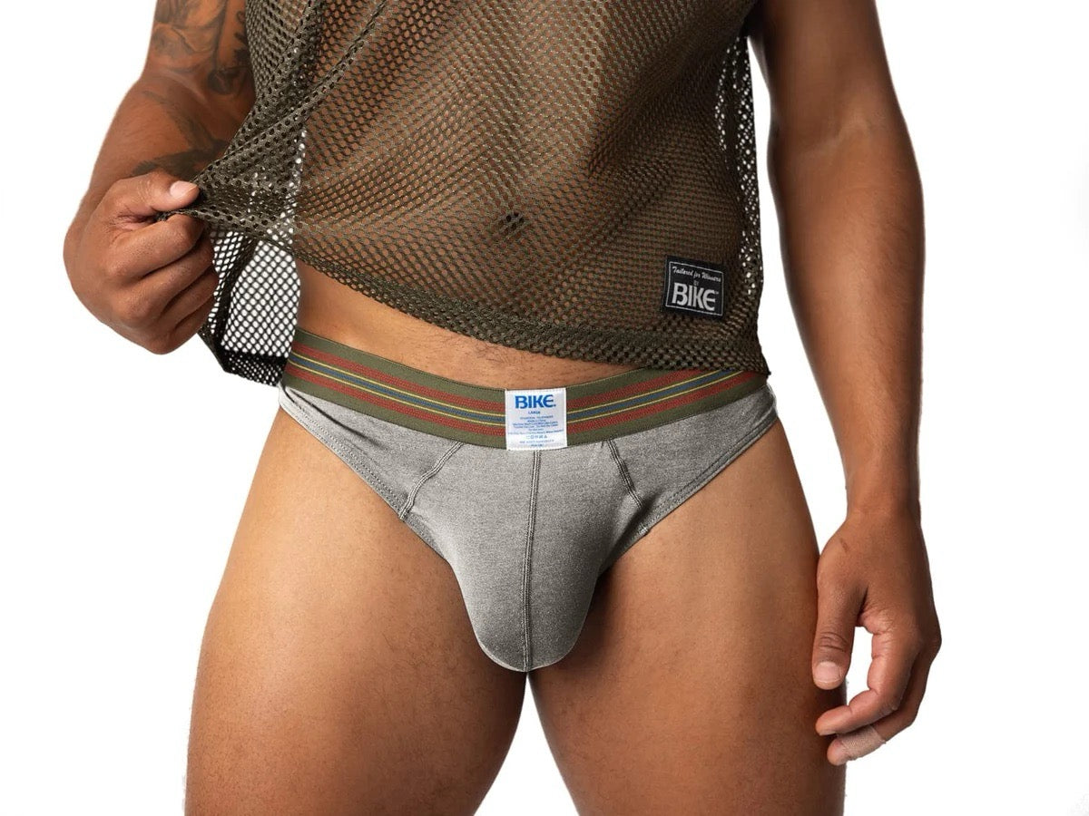 BIKE Grey Active Thong