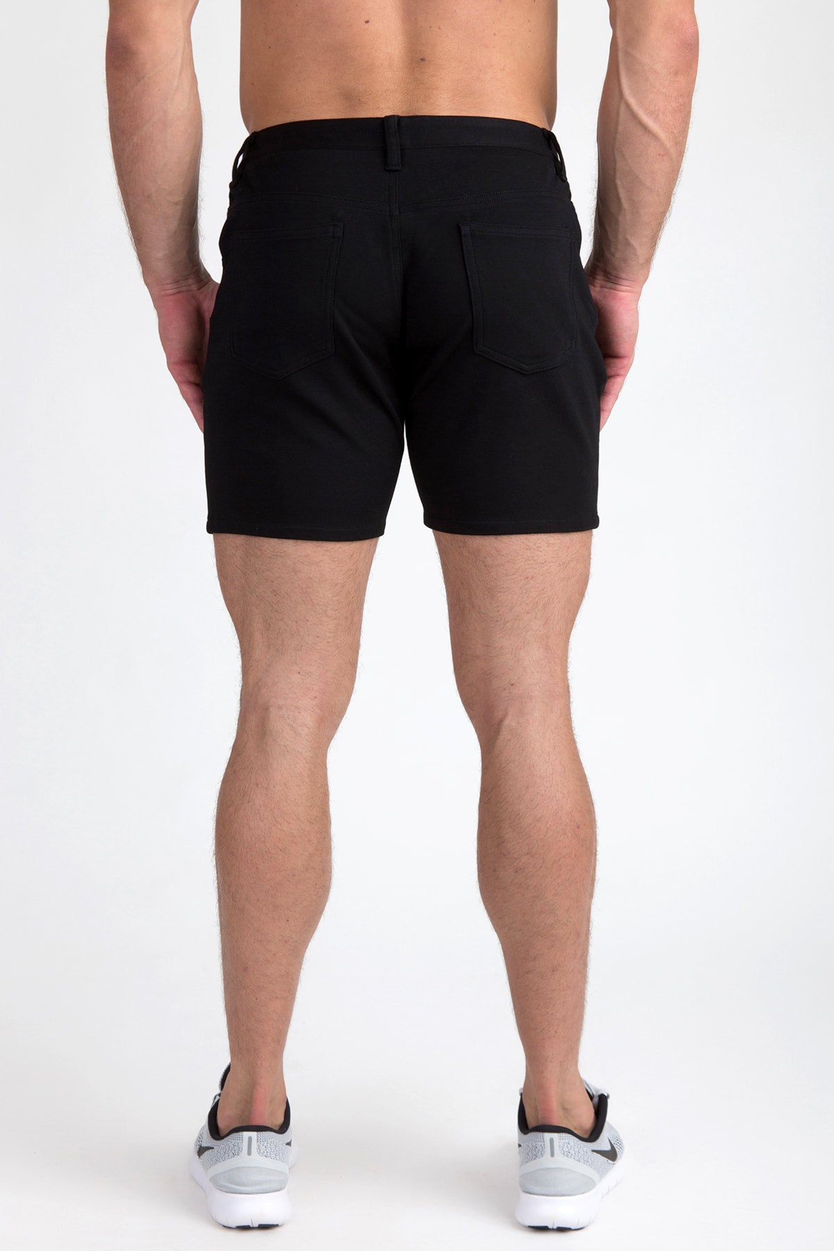 Black 5" Stretch Knit Short