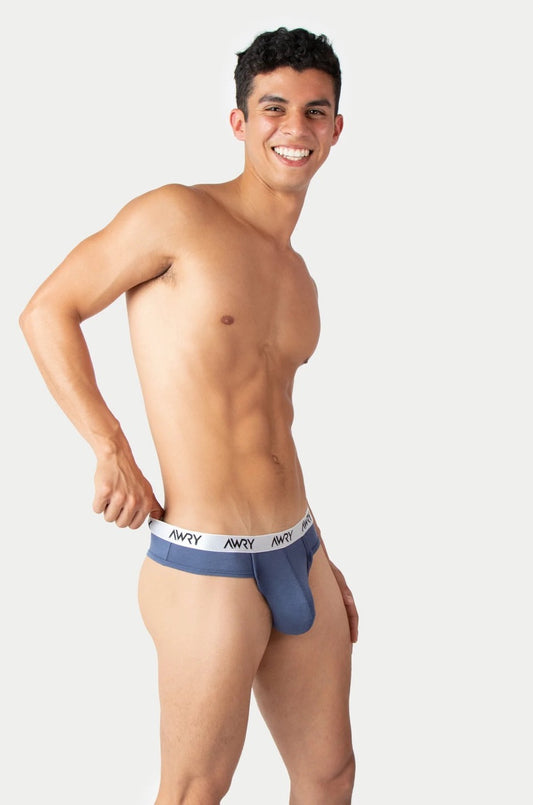 Stone Blue Signature Thong