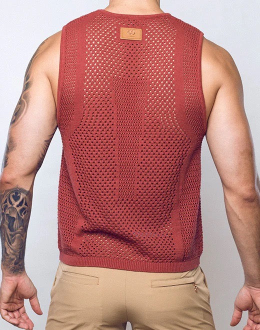 Burnt Brown Amalfi Knit Tank