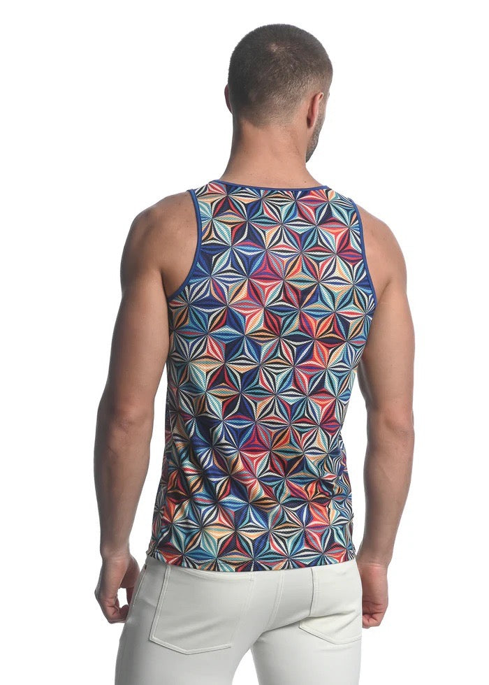 Abstract Stretch Mesh Tank