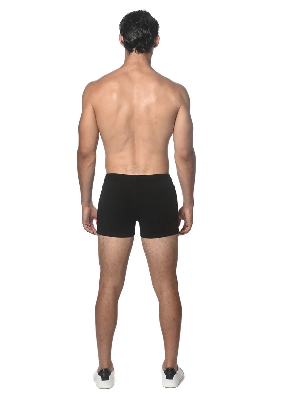 Black 3" Stretch Knit Short