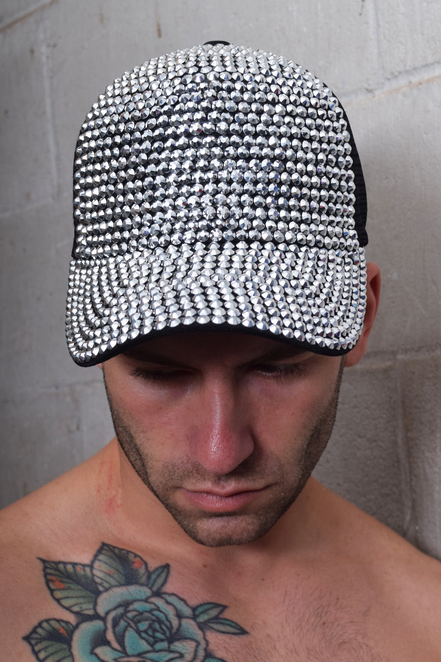 Silver Trucker Hat