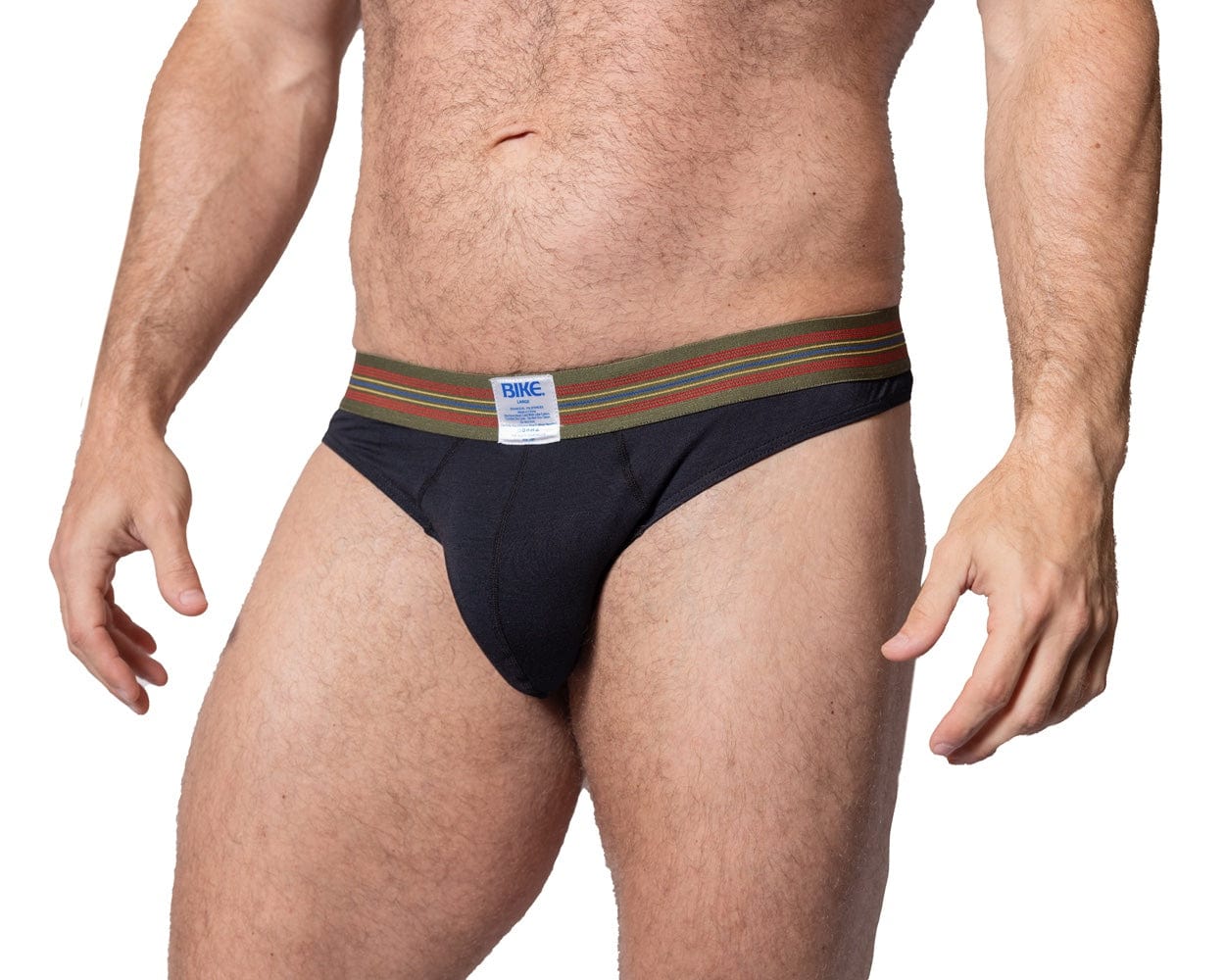 BIKE Black Active Thong