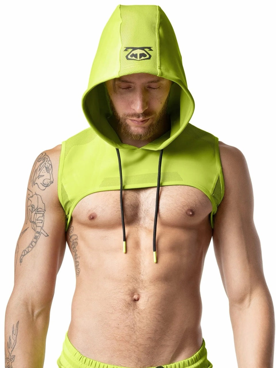 Acid Hooded Crop - Final Sale