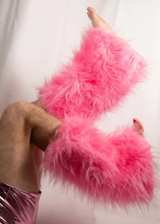 Pink Fur Legs